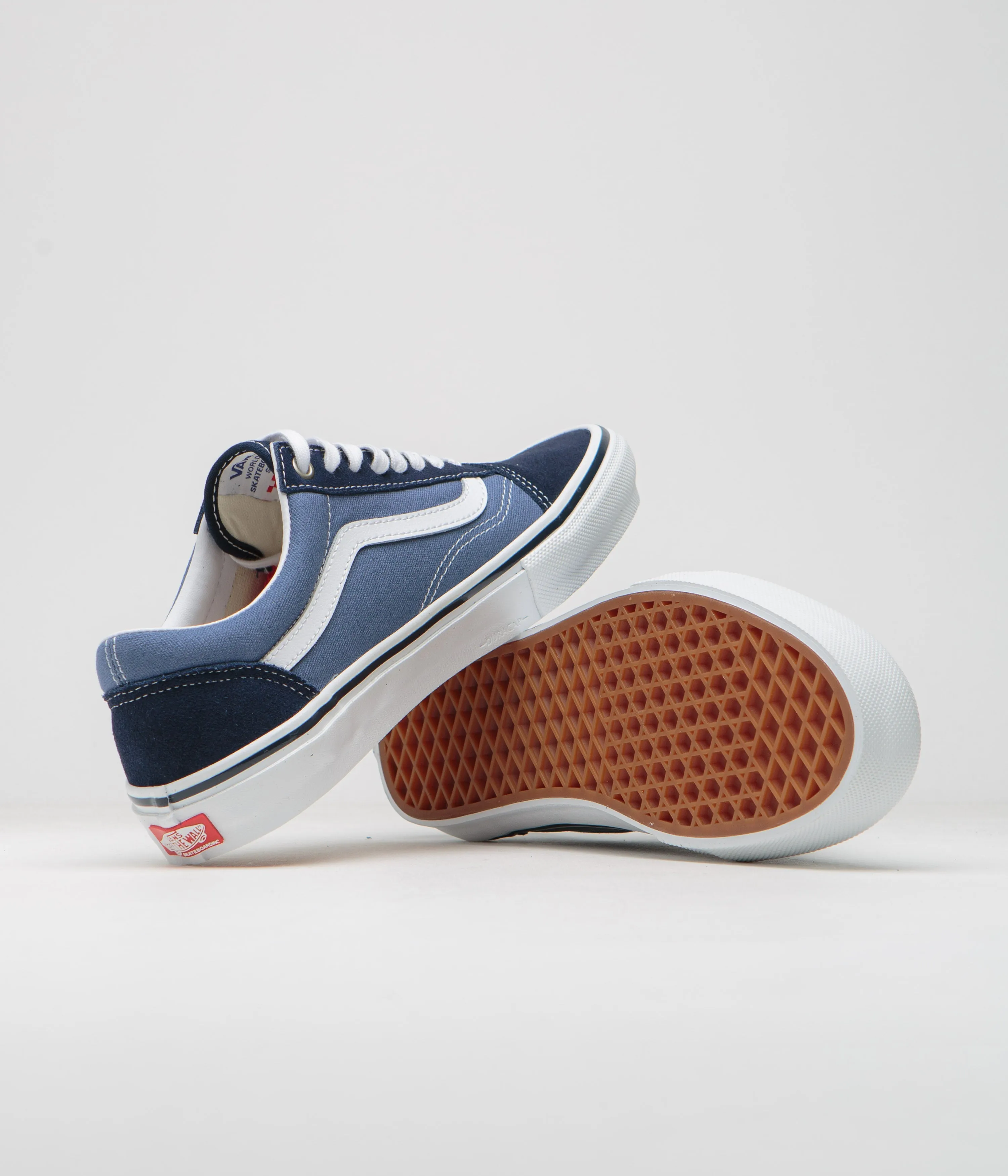 Vans Skate Old Skool Shoes - Navy / White