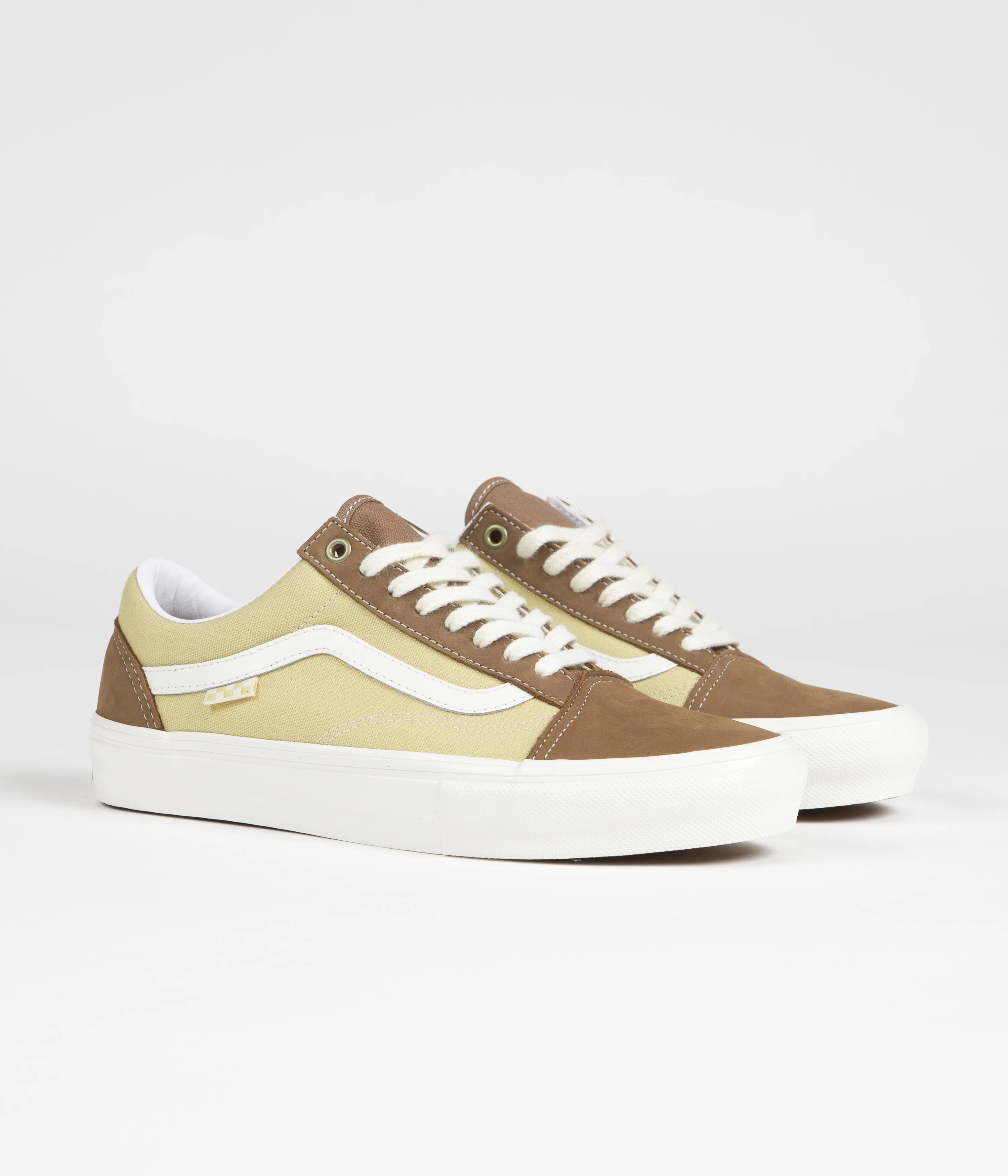 Vans Skate Old Skool Shoes - Nubuck / Canvas Brown