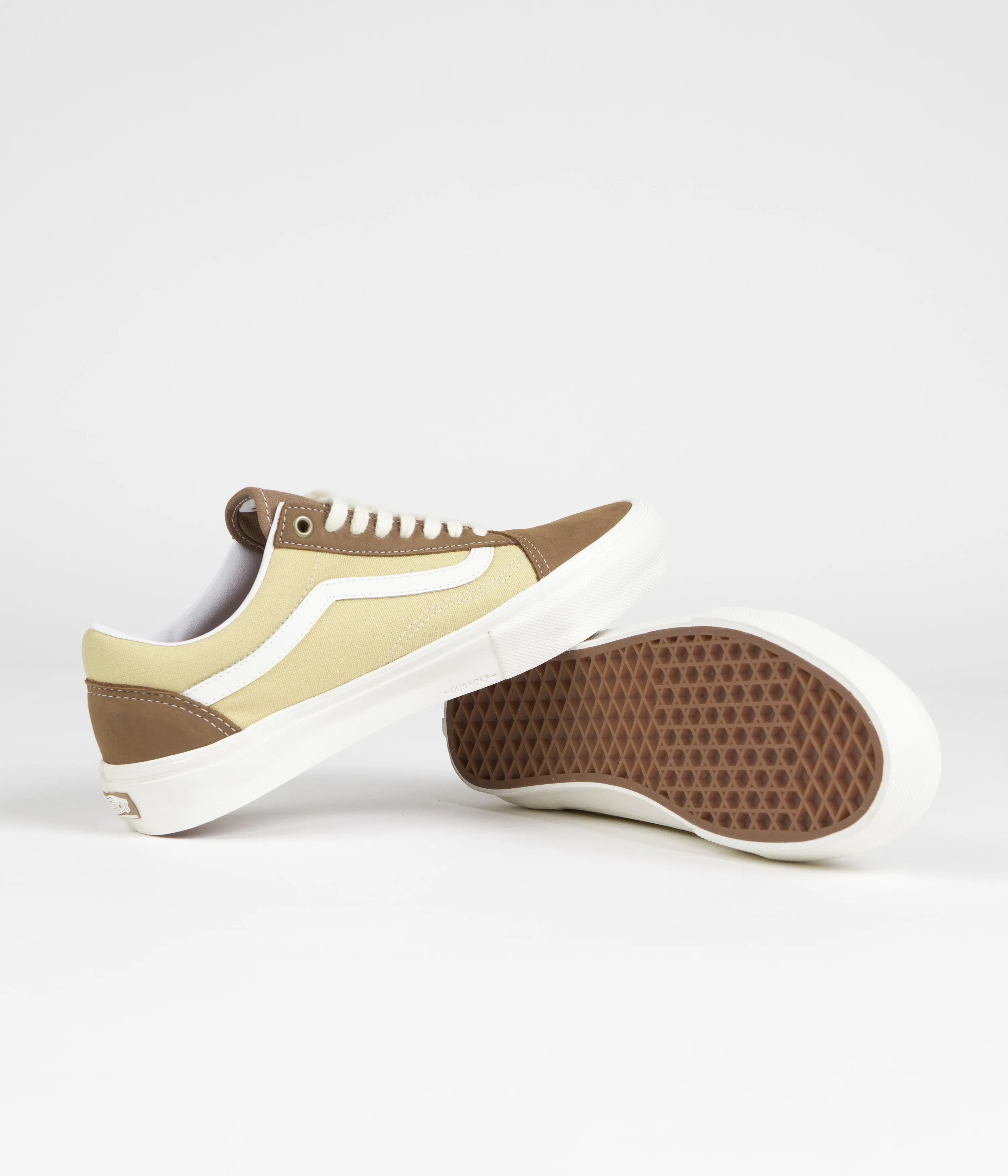 Vans Skate Old Skool Shoes - Nubuck / Canvas Brown
