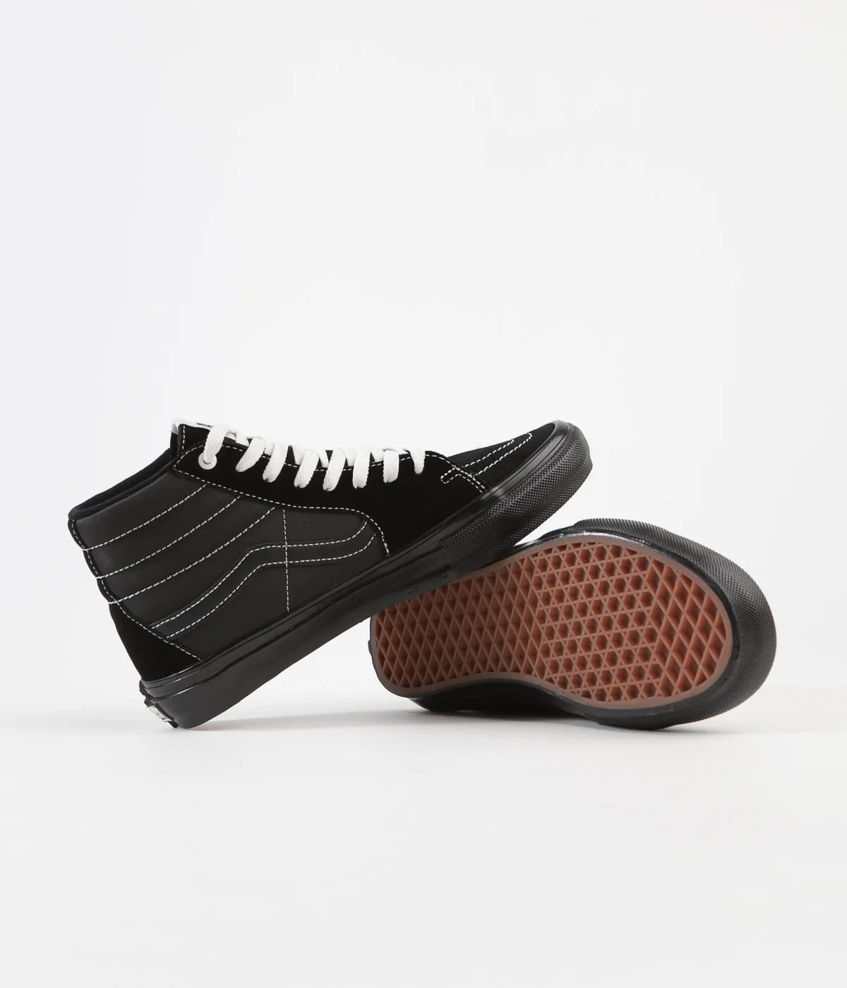 Vans Skate SK8-Hi Shoes - (TecTuff) Black