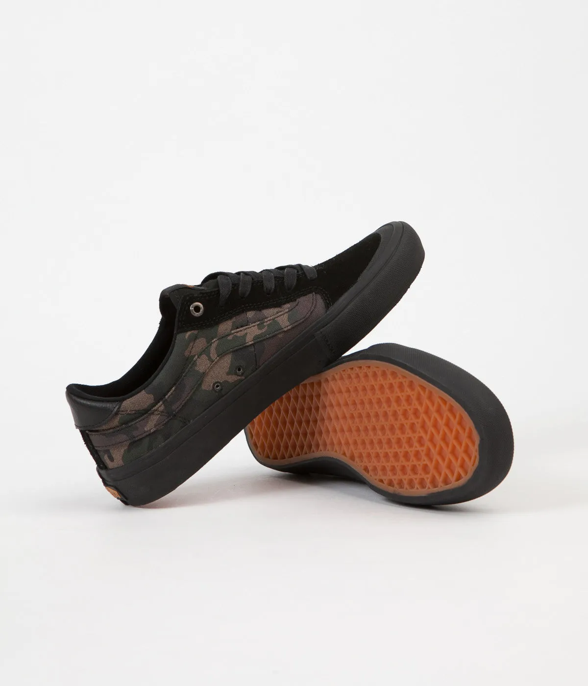 Vans Style 112 Pro Shoes - (Camo) Black