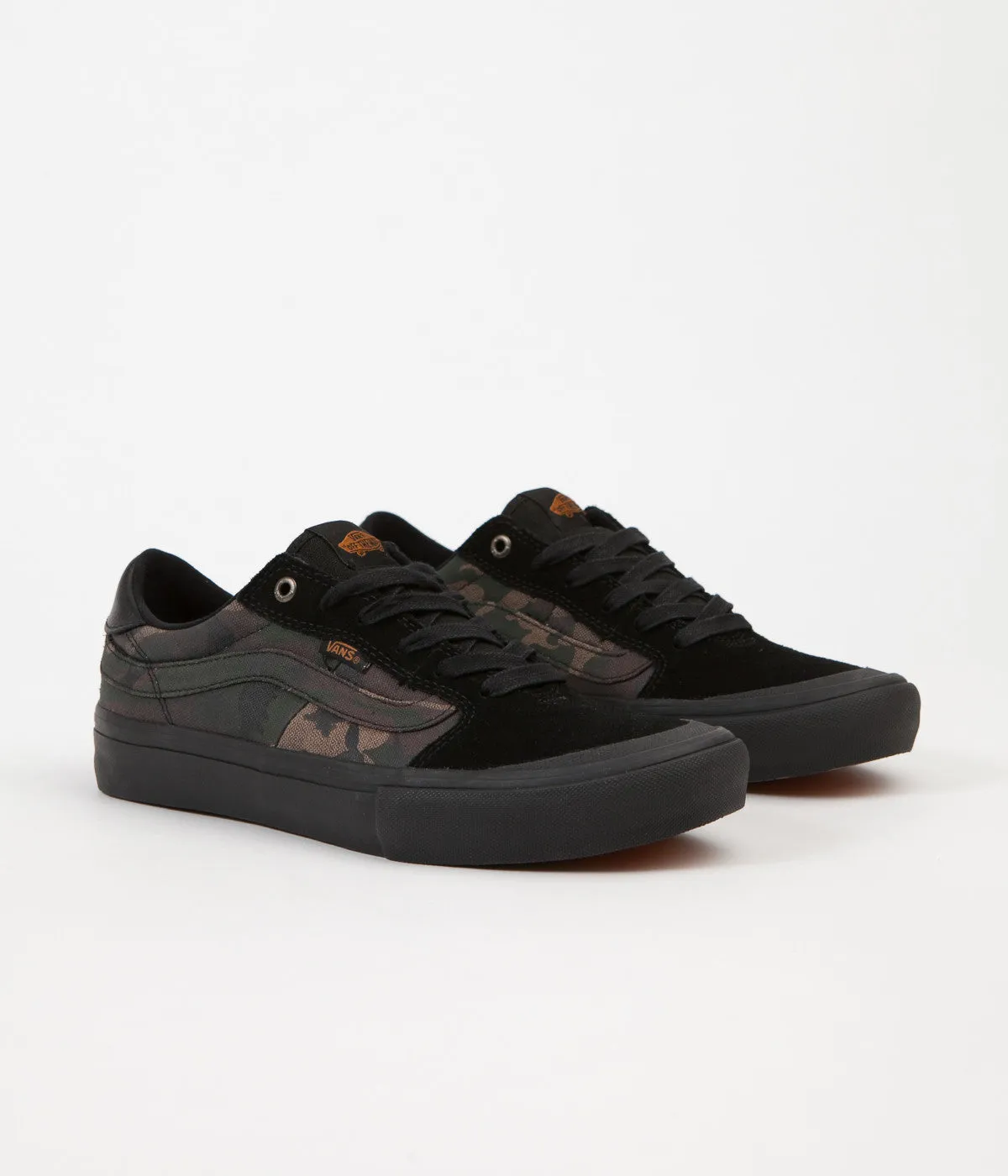 Vans Style 112 Pro Shoes - (Camo) Black