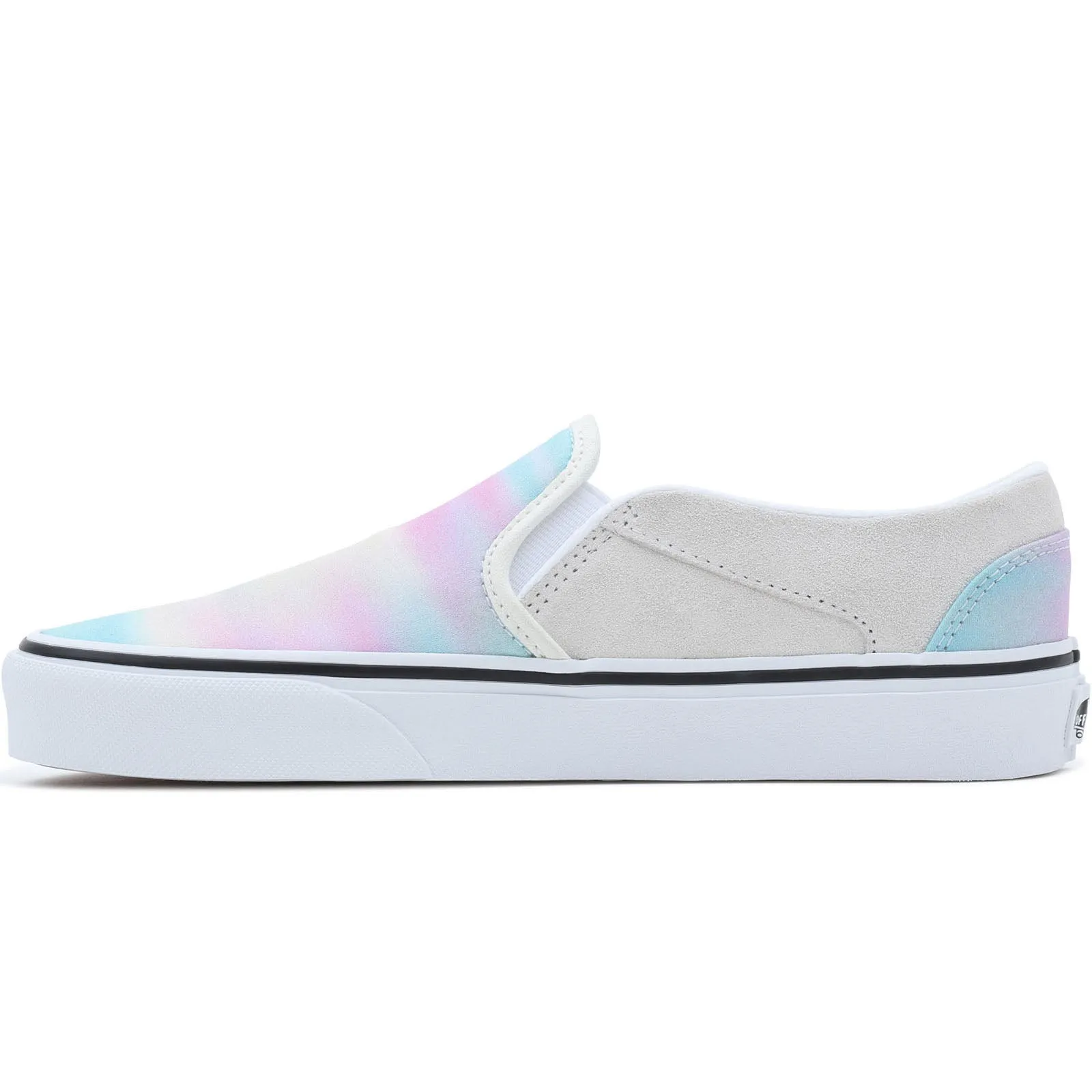 Vans Womens Asher Slip On Pumps - White