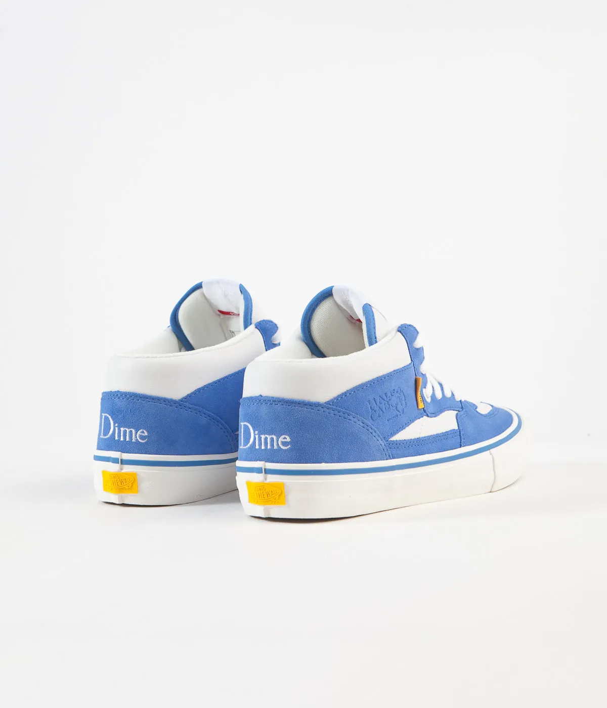 Vans x Dime Half Cab Pro Shoes - Blue / Marshmallow
