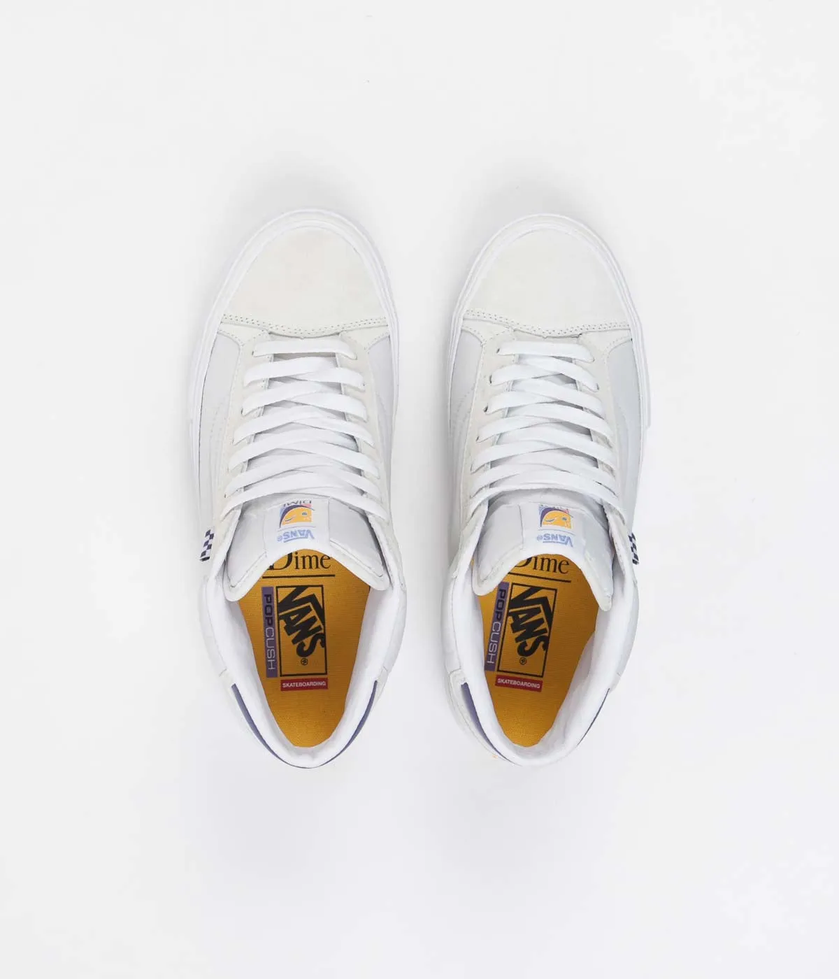 Vans x Dime Skate Mid Skool LTD Shoes - Off White