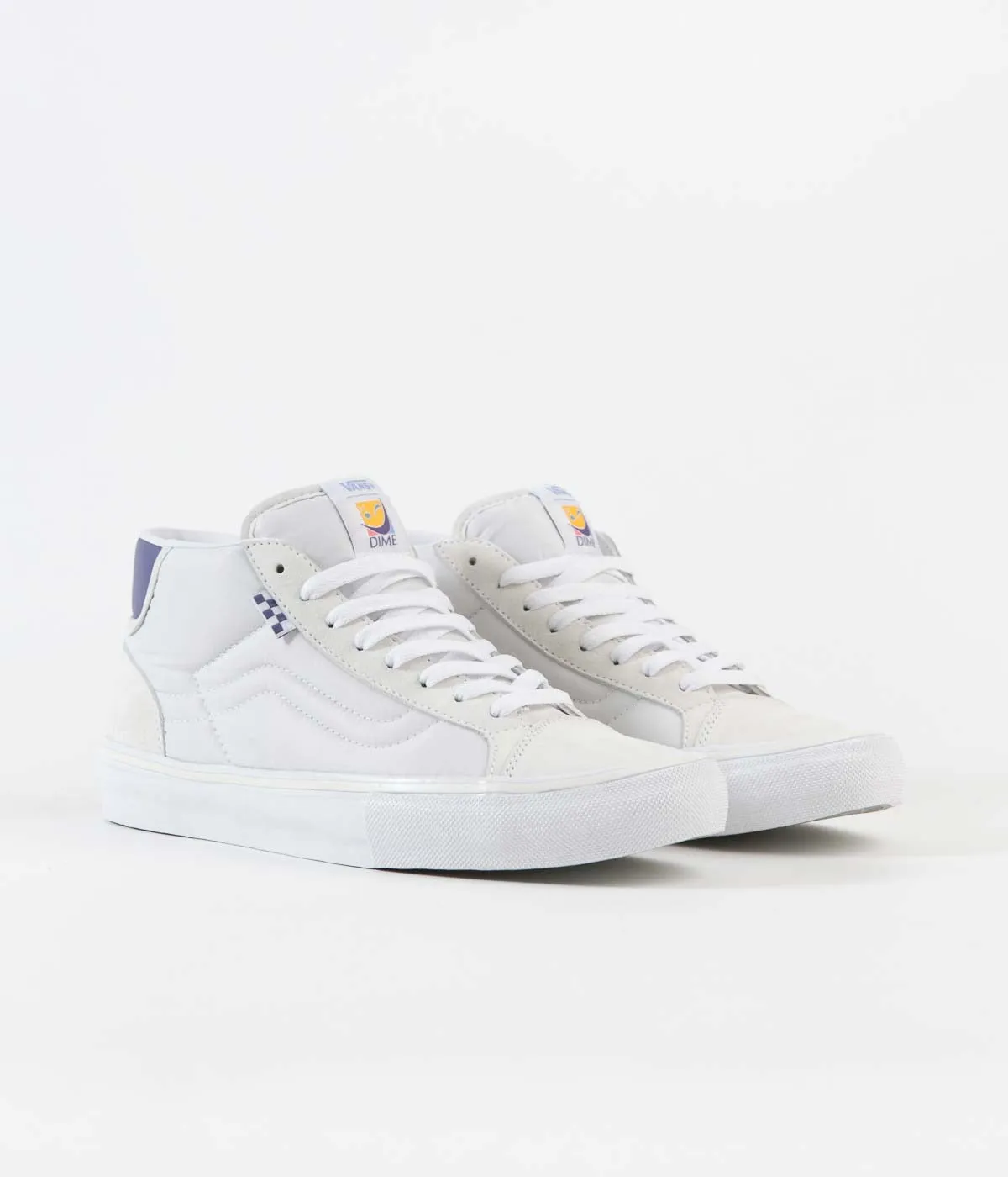 Vans x Dime Skate Mid Skool LTD Shoes - Off White