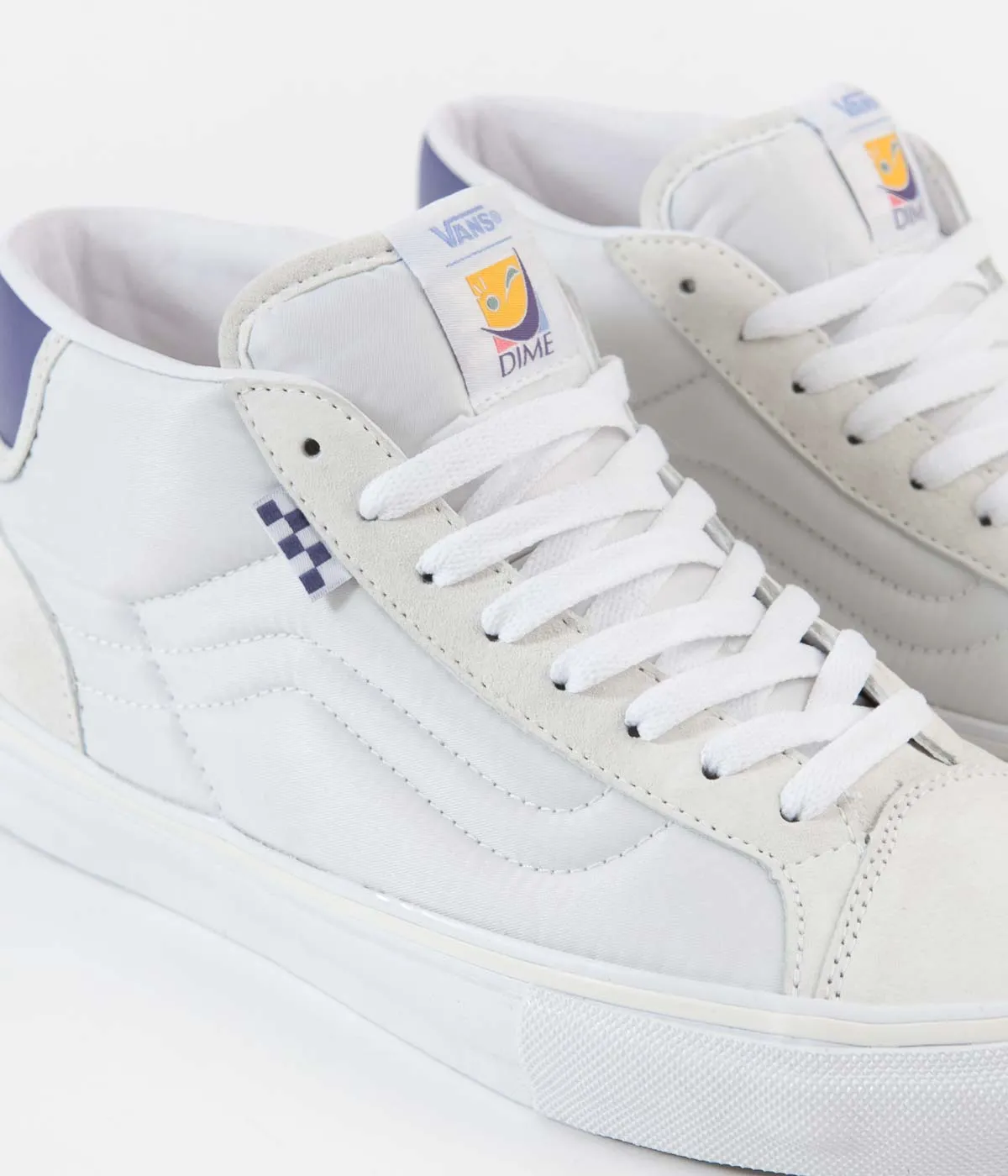 Vans x Dime Skate Mid Skool LTD Shoes - Off White