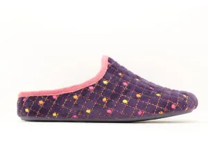 Womens Slip-On Lausanne Purple Slipper